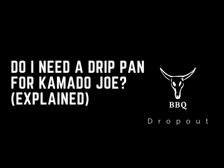 Do I Need A Drip Pan For Kamado Joe? (Explained)