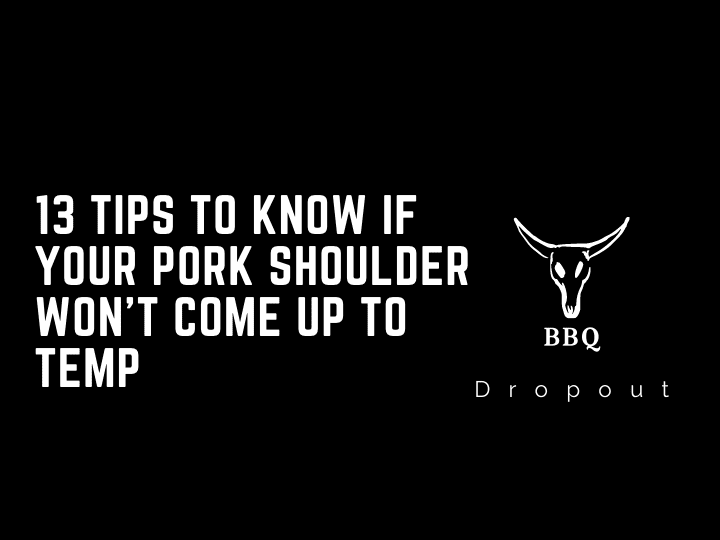 13 Tips to know if your pork shoulder won’t come up to temp