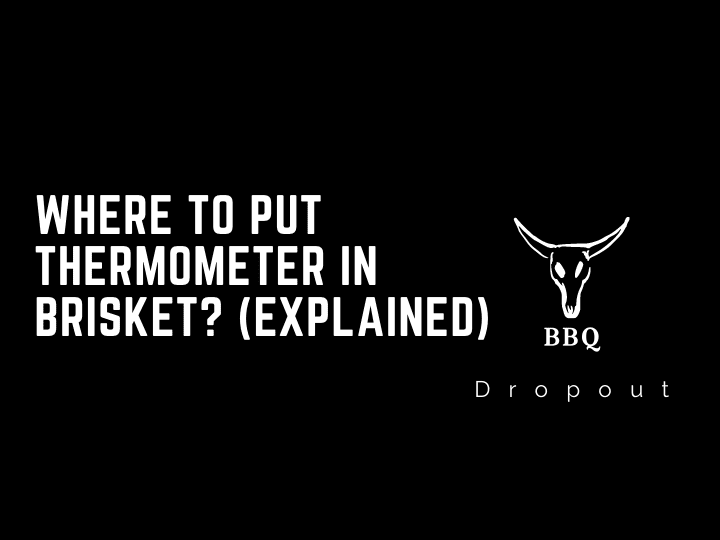 Where to put thermometer in brisket? (Explained)