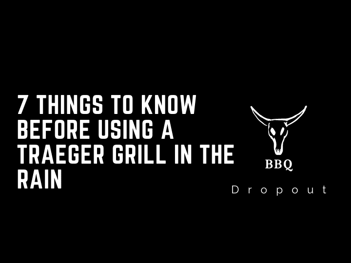 7 Things To Know Before Using A Traeger Grill In The Rain