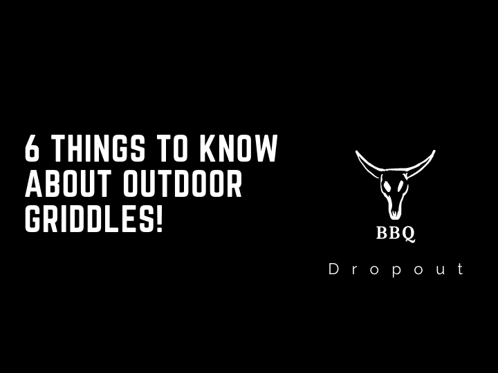 6 Things To know About Outdoor Griddles!