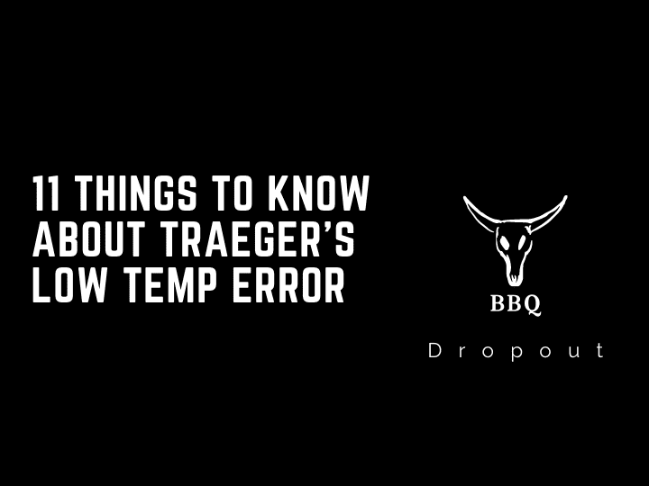 11 Things To Know About Traeger’s Low Temp Error