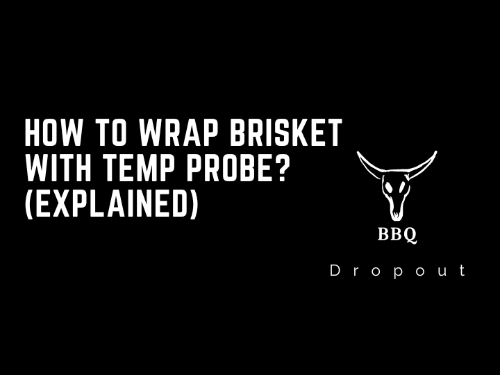 How to wrap brisket with temp probe? (Explained)