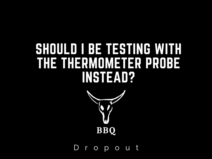 Should I Be Testing With The Thermometer Probe Instead?