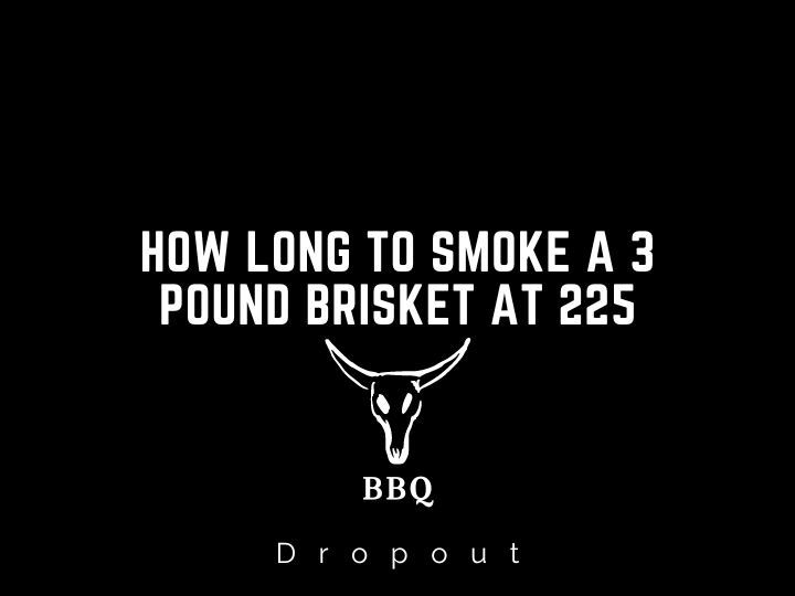 How Long To Smoke A 3 Pound Brisket at 225