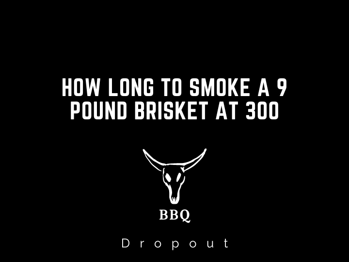 How Long To Smoke A 9 Pound Brisket at 300