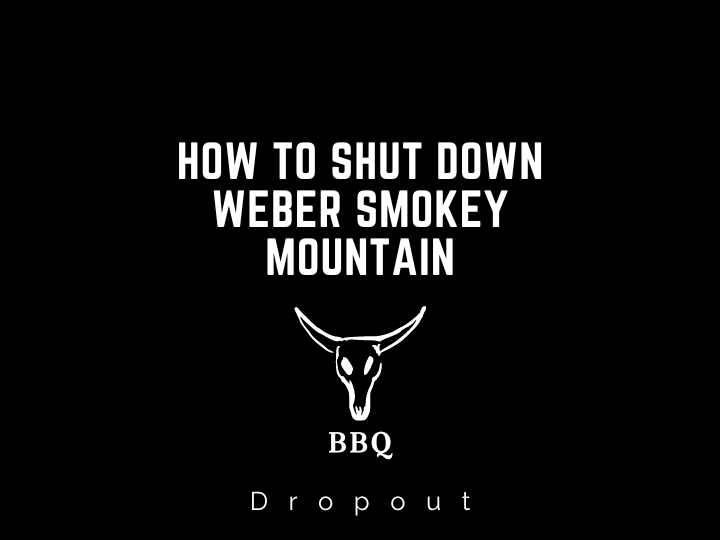 How To Shut Down Weber Smokey Mountain