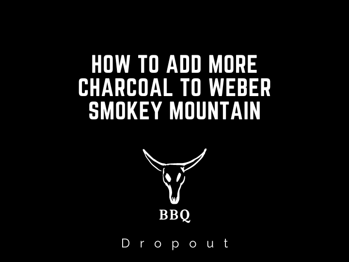 How To Add More Charcoal To Weber Smokey Mountain