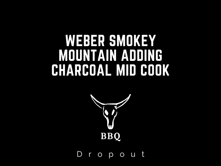 Weber Smokey Mountain Adding Charcoal Mid Cook
