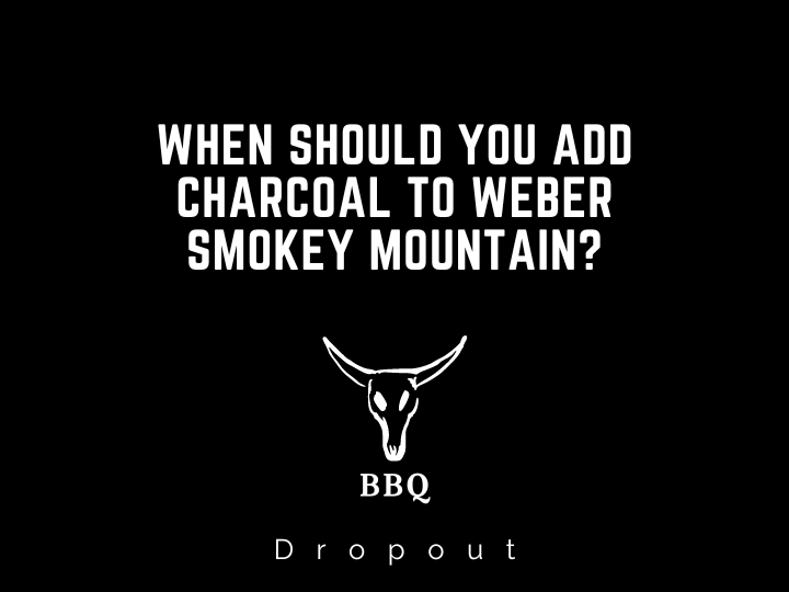 When Should You Add Charcoal To Weber Smokey Mountain?