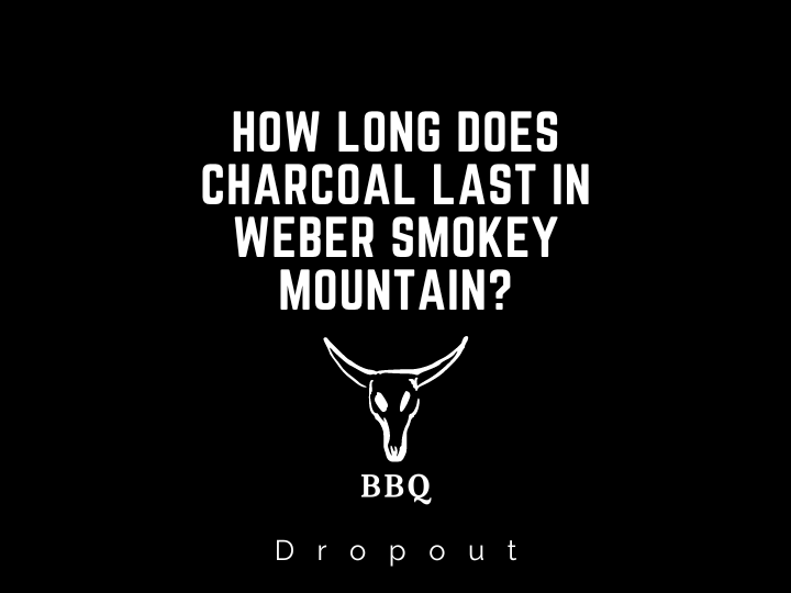 How Long Does Charcoal Last In Weber Smokey Mountain?