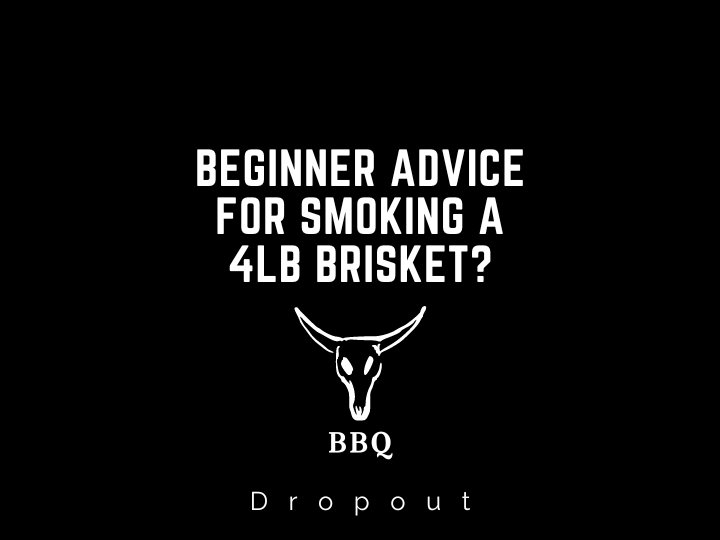 Beginner Advice for Smoking a 4lb Brisket?